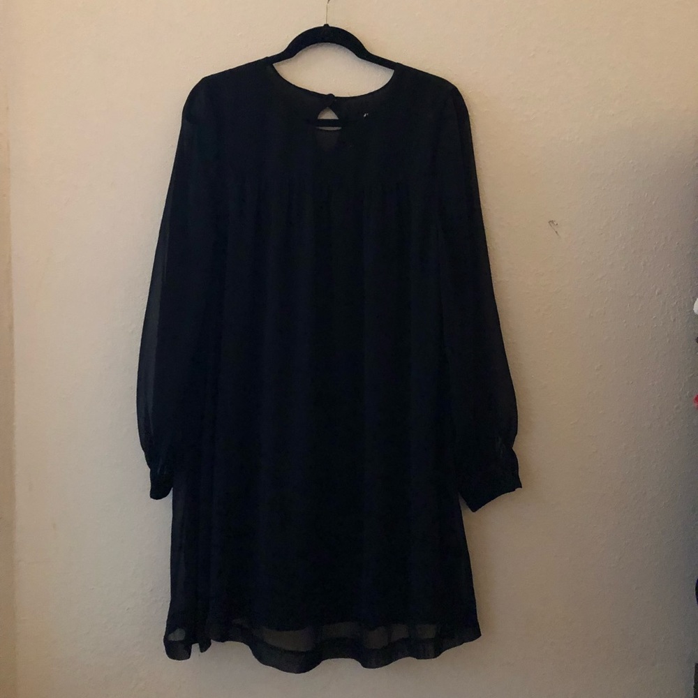 Long sleeve cocktail dress
